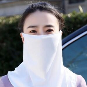 冷感マスク フェイスガード フェイスカバー 日焼け止め UVカット 日焼け防止