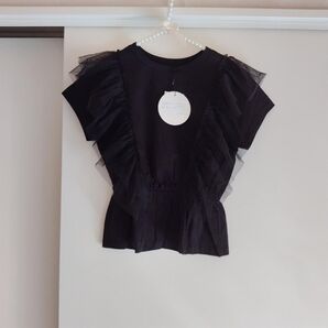 2024 モニーレ MONILE チュールラッフルペプラム Tシャツ