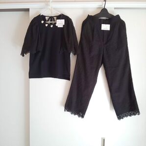 2023 ミュベール MUVEIL フラワーレース切替 トップ MUVEIL フラワーレース パンツ