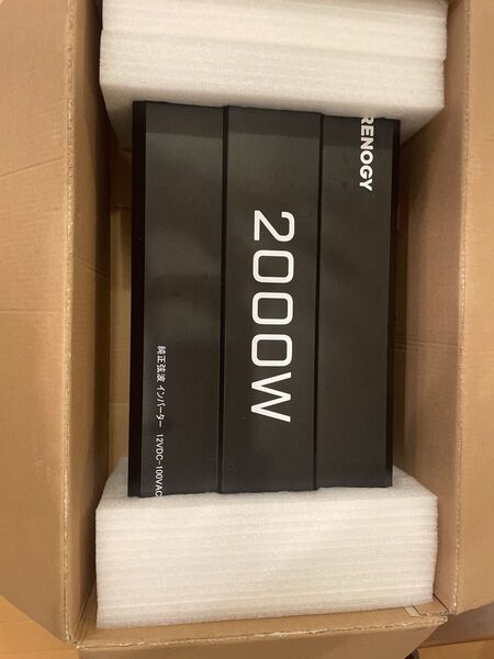 RENOGY 2000W 正弦波インバーター 12VDC-100VAC 100aヒューズホルダー・配線付