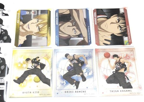 黄瀬涼太 青峰大輝 火神大我 黒子のバスケ フォト風メタルステッカーコレクション B-BOYスタイル第二弾
