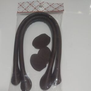 【SALE】バッグ持ち手 焦茶 2本セット 新品未使用