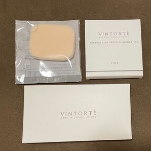 VINTORTE ミネラルシルクプレストファンデーション 30LB パフ付き