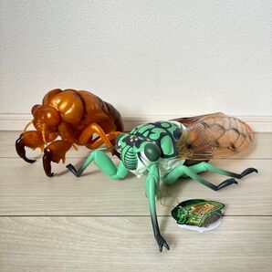 リアルビックサイズフィギュア ミンミンゼミ 成虫 抜け殻2点セット