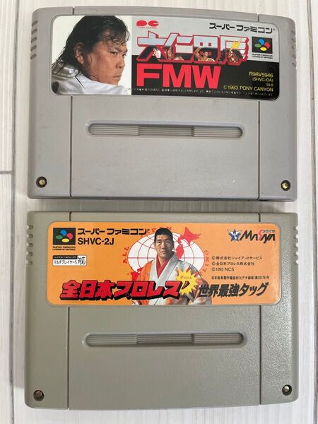 【文章必読】 SFC プロレス2点セット