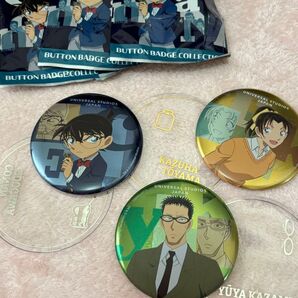 2025年 USJ限定 名探偵コナン 缶バッチ