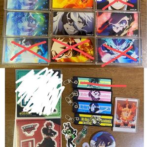 僕のヒーローアカデミア 100均 ダイソー グッズセット ヒロアカ ミニアクリルブロック