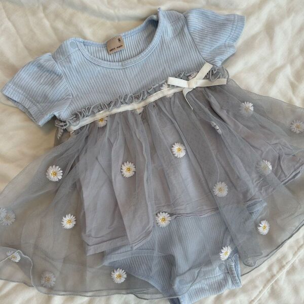 petit main プティマイン ロンパース チュニック トップス ベビー服 ワンピース