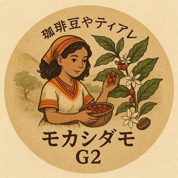 【1キロ、1000g】エチオピア モカシダモG2 自家焙煎珈琲 コーヒー豆