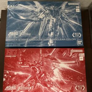【未組立品】 HG マイティーストライクフリーダムガンダム ・ インフィニットジャスティスガンダム弐式 クリアカラー