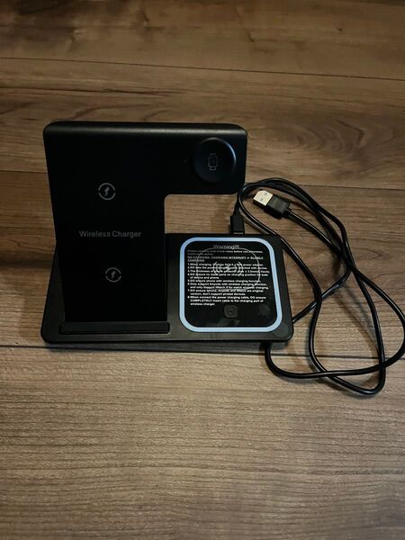 ワイヤレス充電器 3in1 15W/10W/7.5W ワイヤレスチャージャー