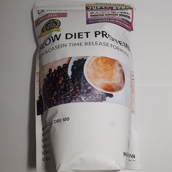 ○ ULTORA ウルトラ スローダイエット プロテイン カフェラテ風味 1kg