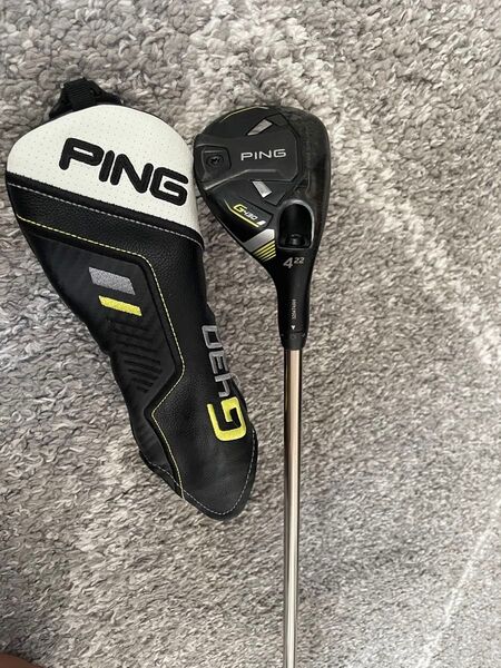 PING G430 ハイブリッド 4U 22° ピンツアークローム2.0 85R ヘッドカバー付き