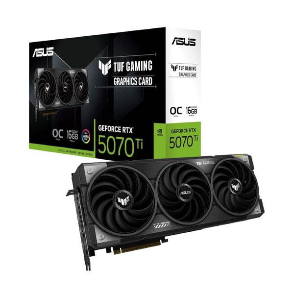 ASUS NVIDIA GeForce RTX 5070Ti ビデオカード TUF-RTX5070TI-O16G-GAMING