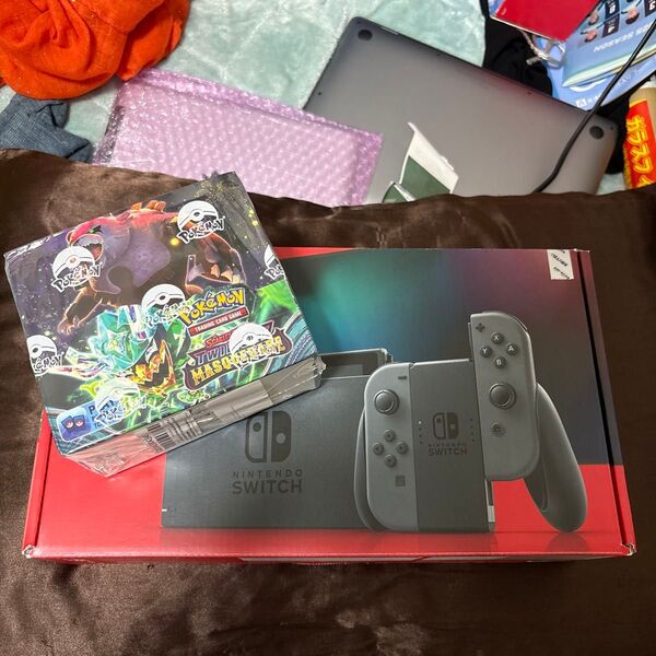 ニンテンドーSwitch未使用!!ポケモンカードボックス英語版付き!!