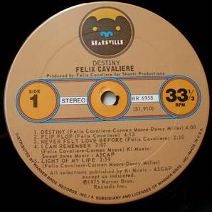 LP Felix Cavaliere Destiny フェリックス・キャヴァリエ Buzz Feiten Will Lee の画像2