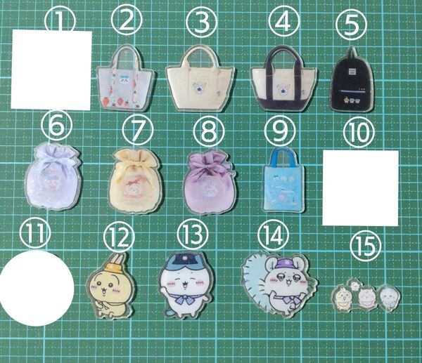 ちいかわ 4cm アクリルパーツ デコパーツ