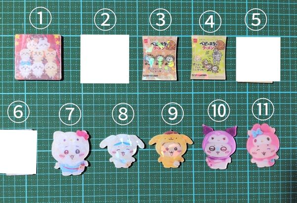 ちいかわ 4cm アクリルパーツ レーザー