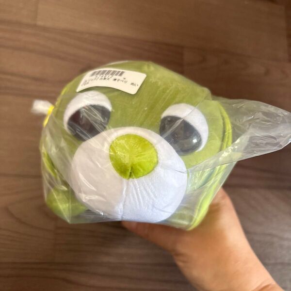 新品未開封 お茶犬寝そべりぬいぐるみ リョク