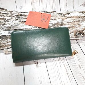現品限り☆新品☆国産栃木レザー☆本革☆ラウンド型長財布☆送料無料☆市販商品☆