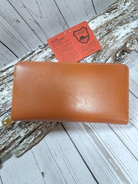 期間限定☆新品☆国産栃木レザー☆本革☆ラウンド型長財布☆送料無料☆市販商品☆