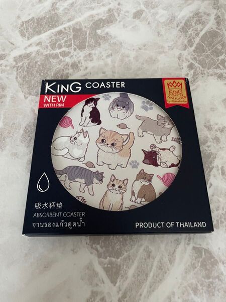 KINGコースター 猫柄