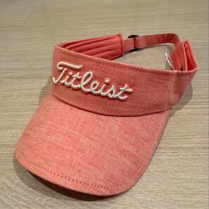 Titleist サンバイザー ピンク 新品