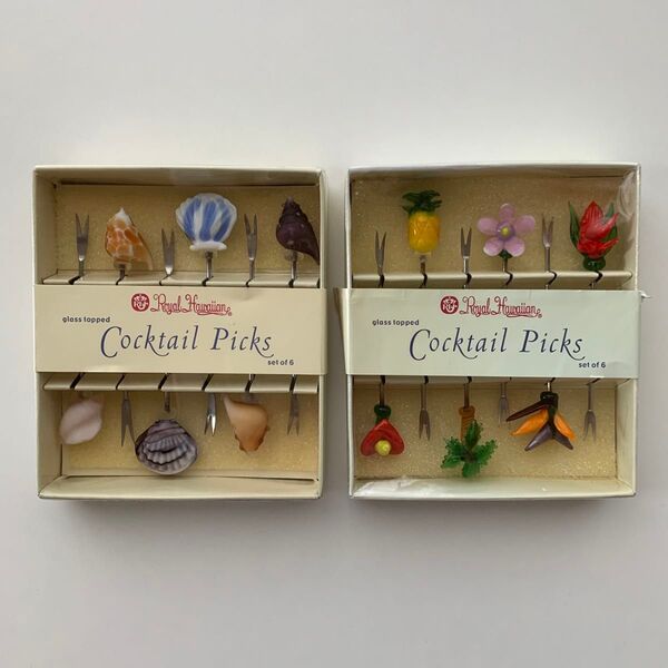Royal Hawaiian Cocktail Picks カクテルピック 2箱セット