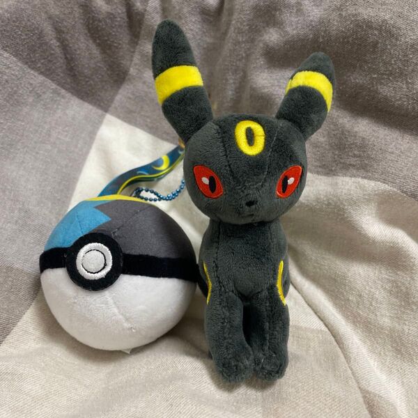 ポケモンセンター限定 ブラッキー BALL FREAK ムーンボール ストラップ ポケモン ブイズ マスコット グッズ