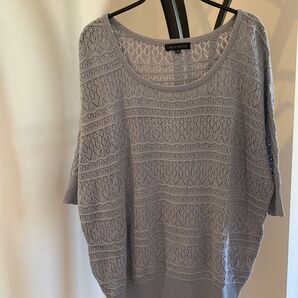 【ミッシュマッシュ】半袖ニット ドルマン カットソー M 半袖