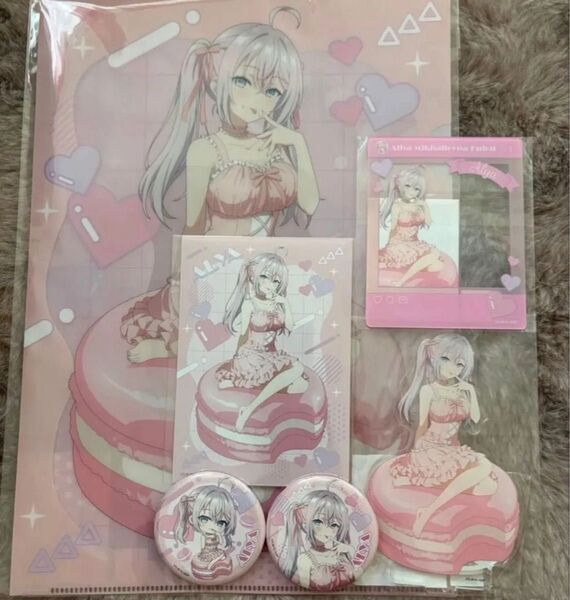 ロシデレ SHIBUYA TSUTAYA アーリャさん アクリルスタンド カード 缶バッジ クリアファイル 特典 ポストカード