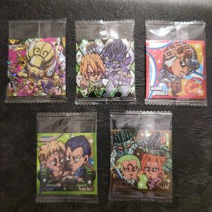 ジョジョの奇妙な冒険 ウエハース シール 5枚 STR SR