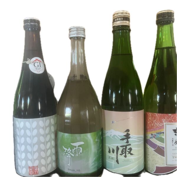 日本酒四合瓶 10本セット 花邑 手取り川 不動 ひらんなど