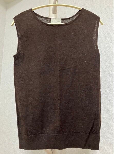 UNITED ARROWS UBCB LI ボートネック ノースリーブニット◆