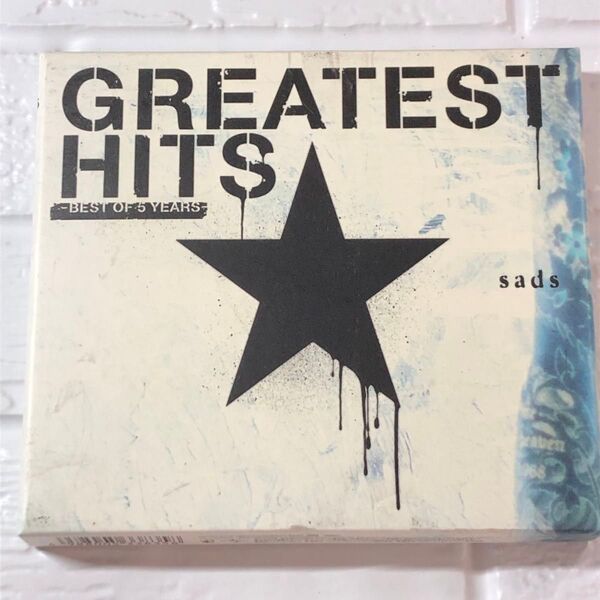 SADS GREATEST HITS BEST OF 5 YEARS CD サッズ 初回限定盤 帯 ステッカー ピック付き 美品