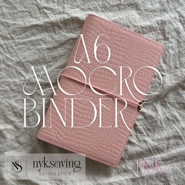 A6 MoCro binder pink