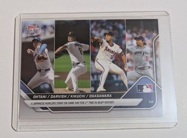 大谷翔平/ ダルビッシュ有/ 菊池雄星/ 小笠原慎之介 - 2025 MLB Topps NOW - Card 421