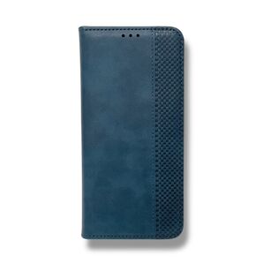 Blackview OSCAL C80 ケース スマホ 手帳型 シンプル カバー カードポケット スタンド機能付き 吸着 ブルー