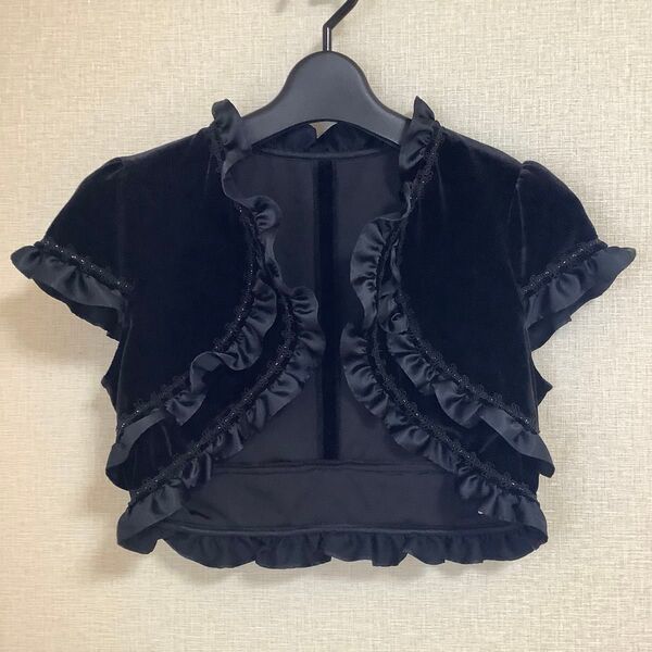 MK MICHEL KLEIN ミッシェルクラン ベロア ボレロ ジャケット フォーマル パーティー サイズ38