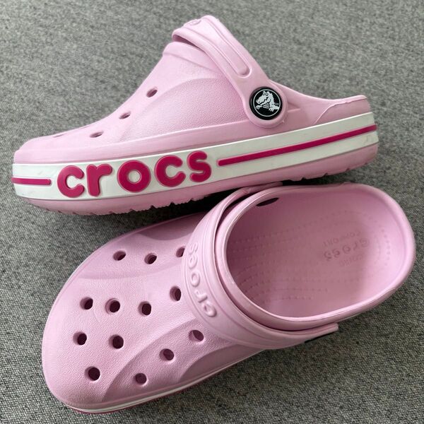 crocs(クロックス) キッズ サンダル ピンク 19.0cm