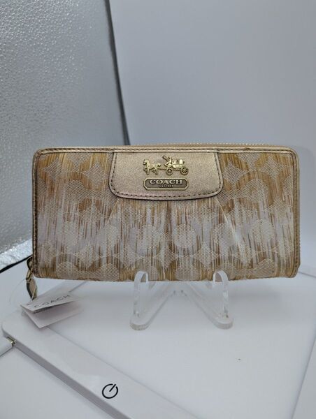COACH 長財布 ラウンドファスナー長財布