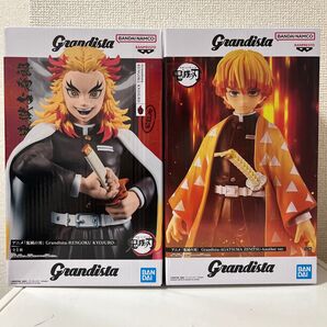 鬼滅の刃 Grandista 煉獄杏寿郎 我妻善逸 Aカラー 2体セット フィギュア