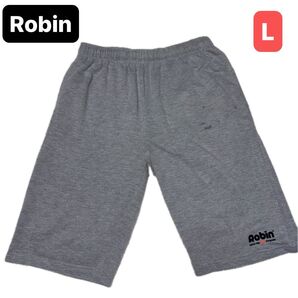 Robin Panson Works ハーフパンツ メンズ Lサイズ グレー系 *一部汚れあり