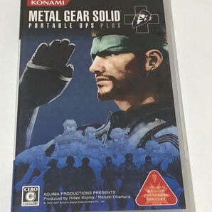 PSP METAL GEAR SOLID PORTABLE OPS PLUS