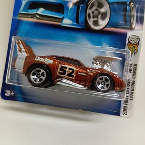 ホットウィール '70 DODGE CHARGER Daytona ①