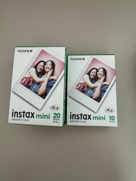 未開封 富士フイルム INSTAX MINI チェキ フィルム 20+10 30枚セット FUJIFILM