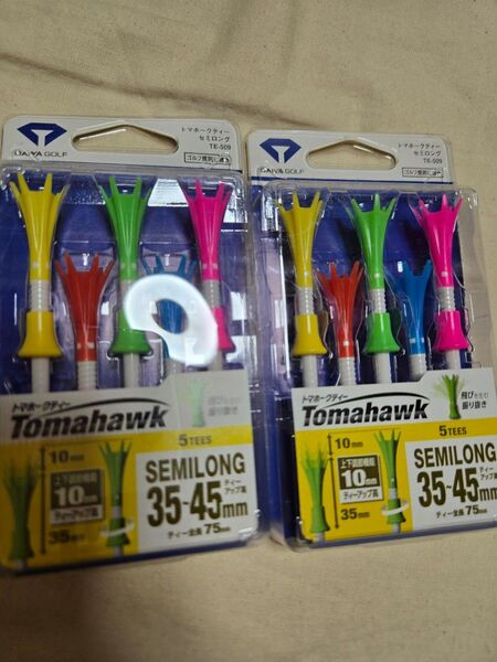 カラフル トマホーク セミロング ティー ダイヤ ゴルフ 新品 セット