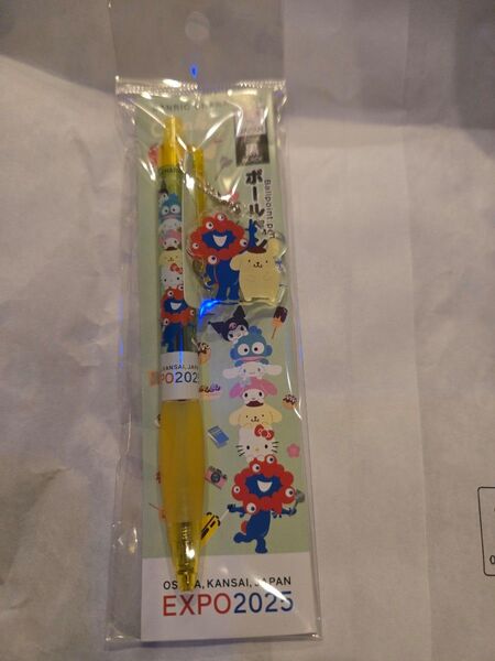 ミャクミャク サンリオコラボ ポムポムプリン ボールペン 万博