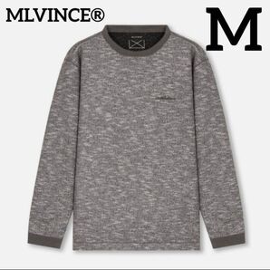 MLVINCE / script logo thermal l/s tee M 長袖 ロンT グレー