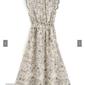 GRL 花柄フリルノースリーブフレアワンピース 中古品ワンピース 花柄 半袖